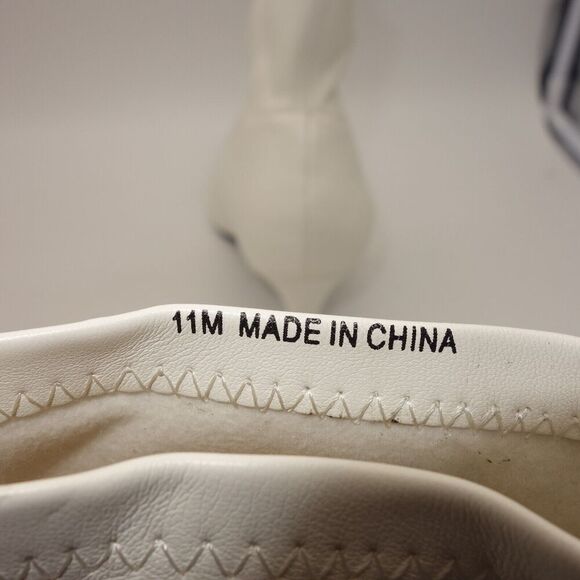 NEW INC International Concepts Women' s 11 White Bray Pointed Toe Ankle Booties - Picture 5 of 13